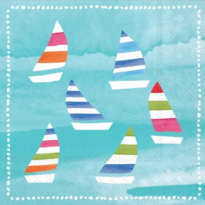 Regatta Paper Cocktail Napkins – Pack of 20