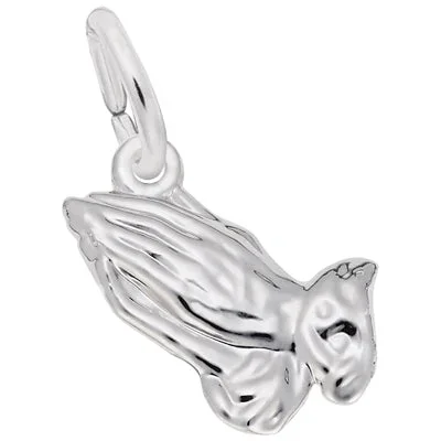 Rembrandt Praying Hands Charm in Sterling Silver