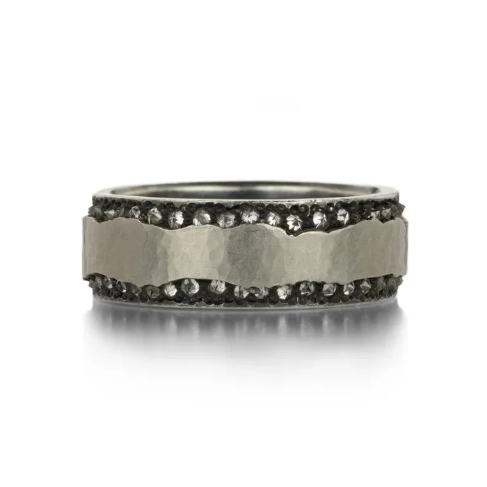 Ribbon Set Inverted Diamond Band