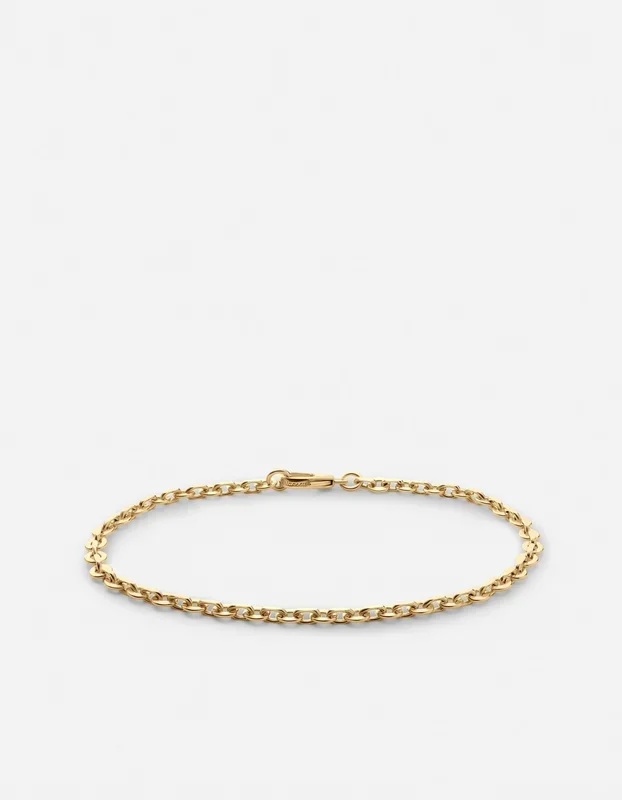 Rio Chain Bracelet, Gold Vermeil