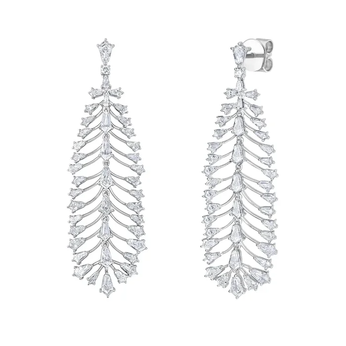 Rishi Diamond Chandelier Earrings