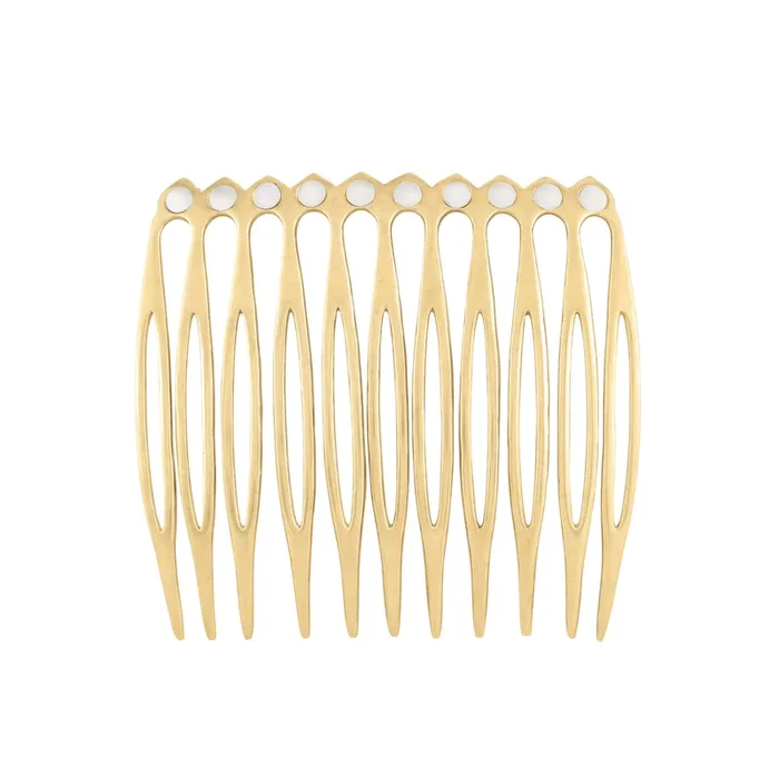 Riveted Hair Comb in Bronze – Large