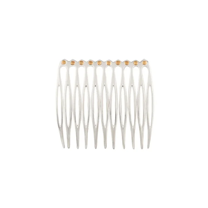 Riveted Hair Comb in Silver – Small