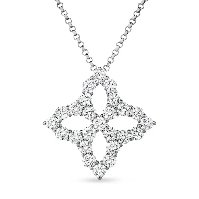 ROBERTO COIN 1.23 Carat Princess Flower Pendant