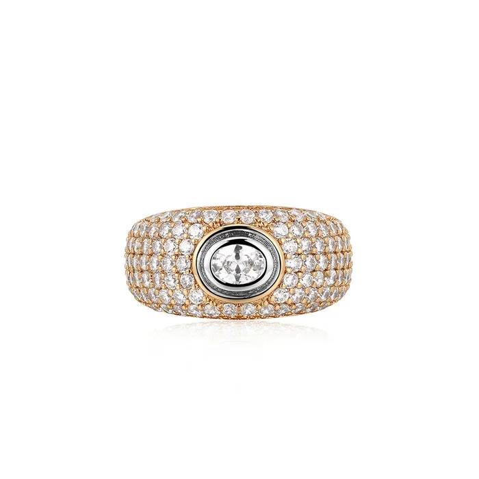 Rocksbox Exclusive Pave Jewelle Ring in Mixed Metal