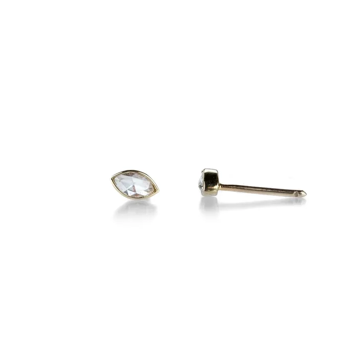 Rose Cut Diamond Reina Studs