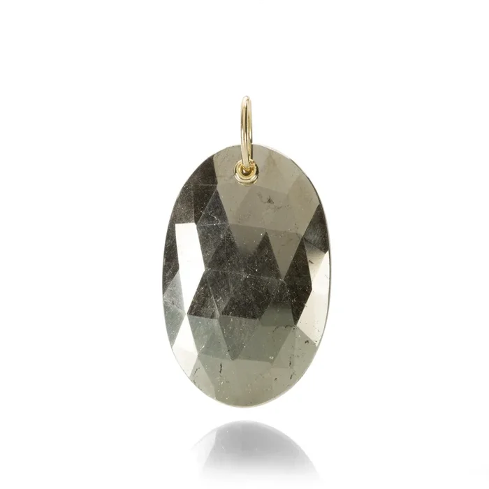 Rose Cut Pyrite Pendant