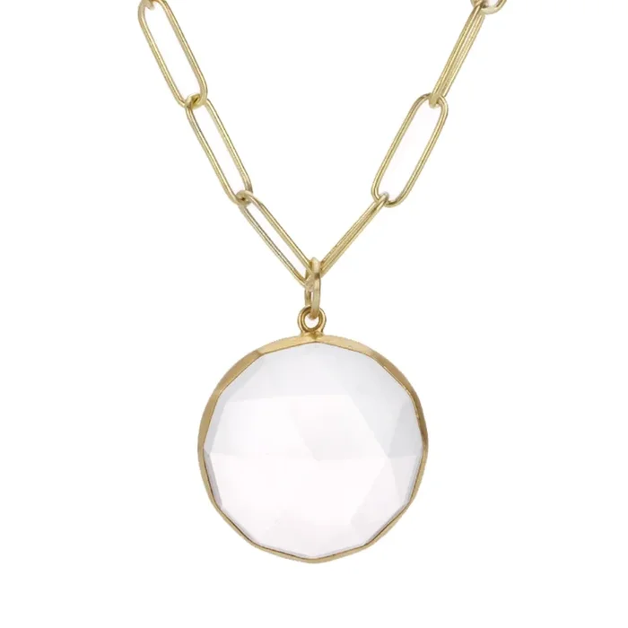 Rose Cut Rose Quartz Pendant (Pendant Only)