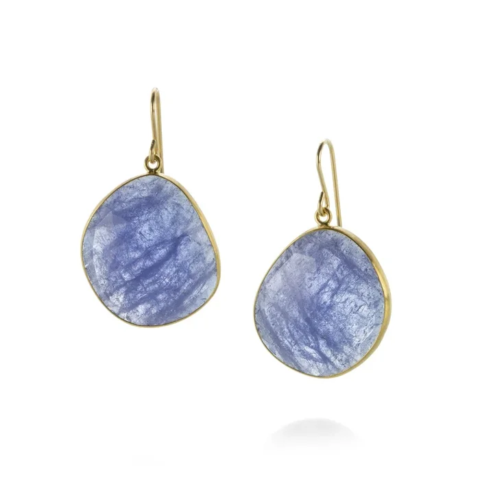 Rose Cut Tanzanite Earrings