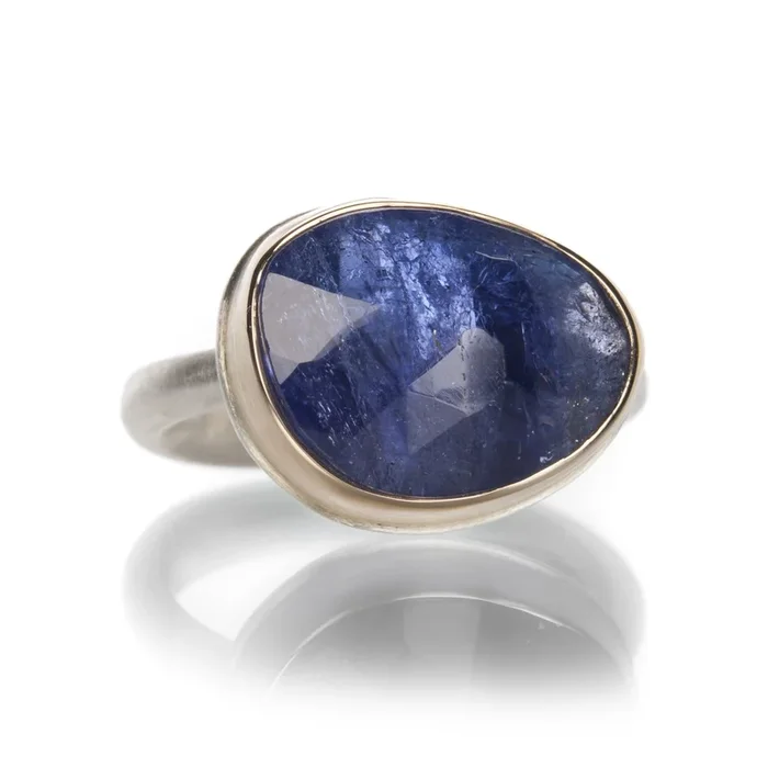 Rose Cut Tanzanite Ring