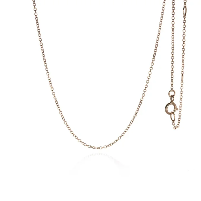 Rose Gold 1.2mm Rolo Chain – 18″