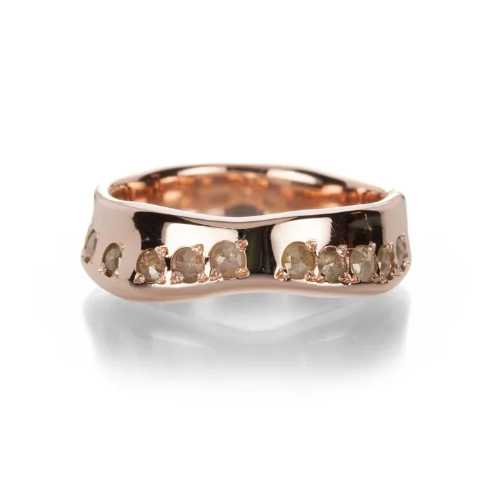 Rose Gold Diamond Eternity Band