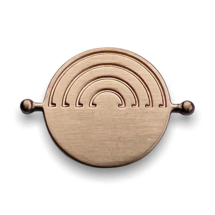 Rose Gold Rainbow Symbol Element (spin to combine)