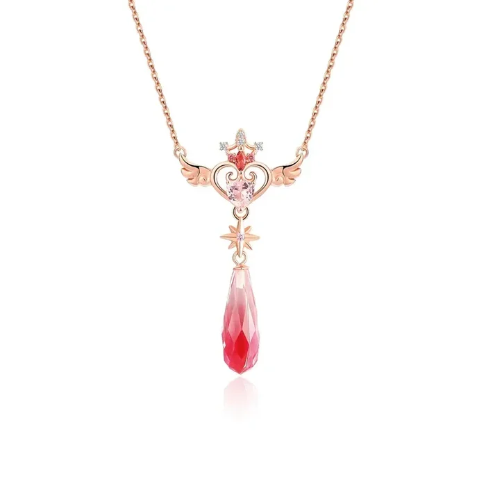 Rosie Love Crystal Drop Necklace
