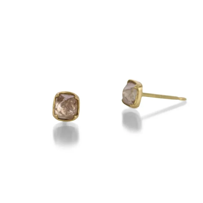 Rough Diamond Studs