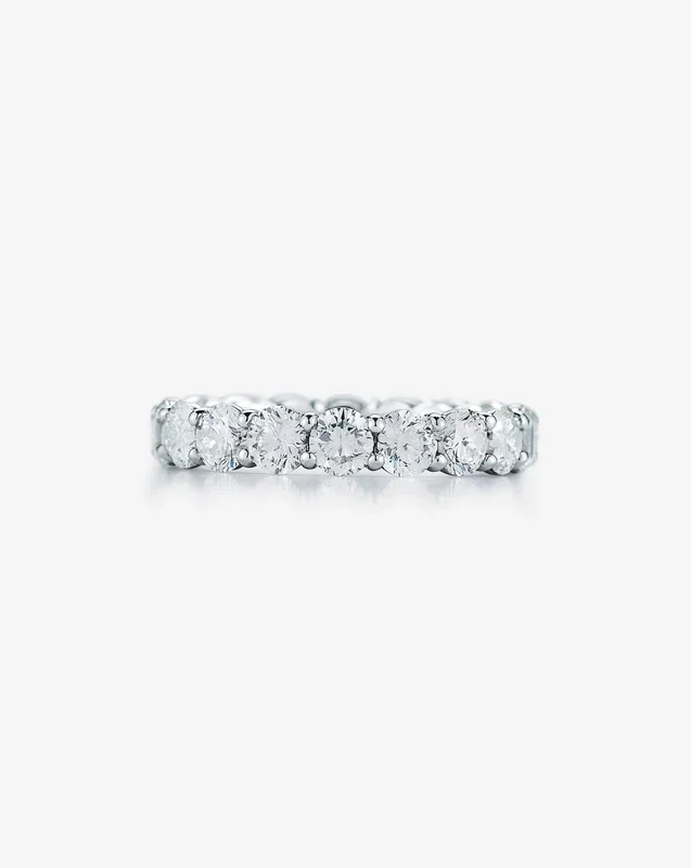 Round Diamond Eternity Band