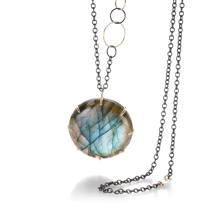 Round Labradorite Necklace