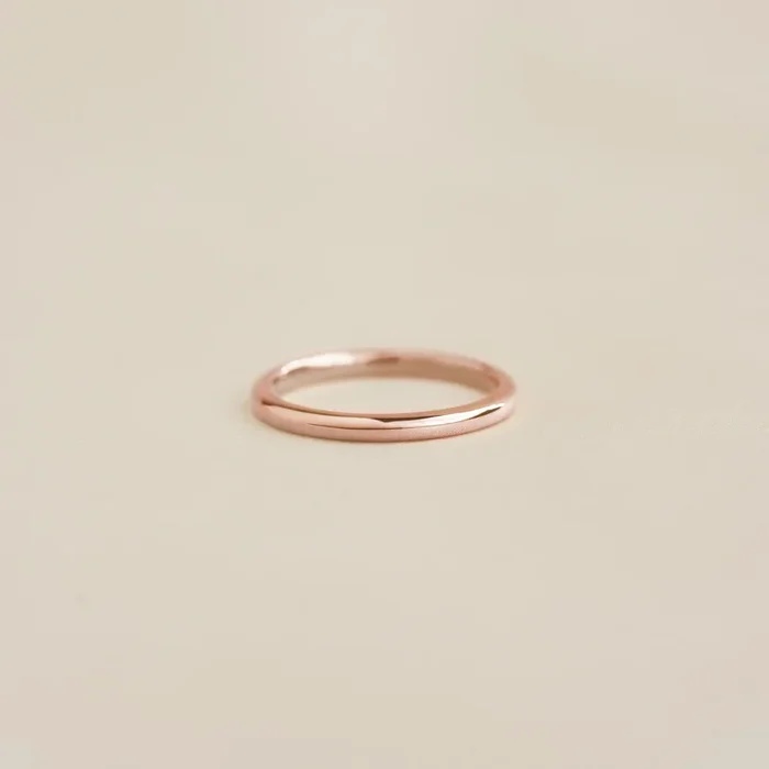 Round Rose Gold Band – Marni