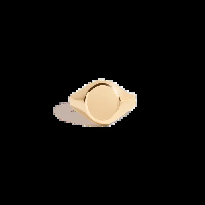 Round Signet Ring