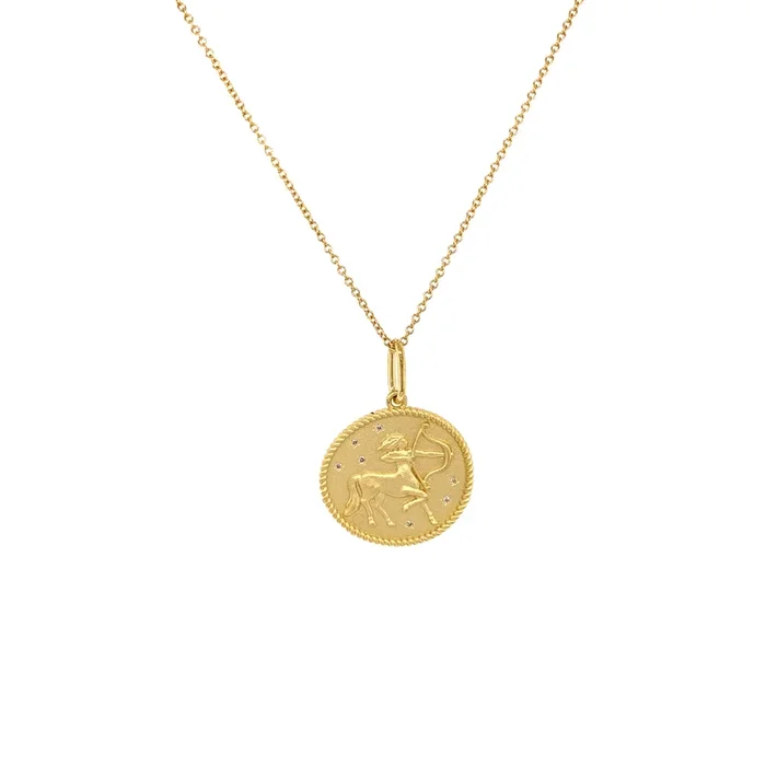 Sagittarius Double Sided Zodiac Pendant November 23 – December 21