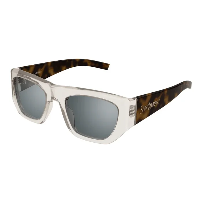 Saint Laurent SL 740 Women’s Sunglasses – Beige, Havana, and Silver