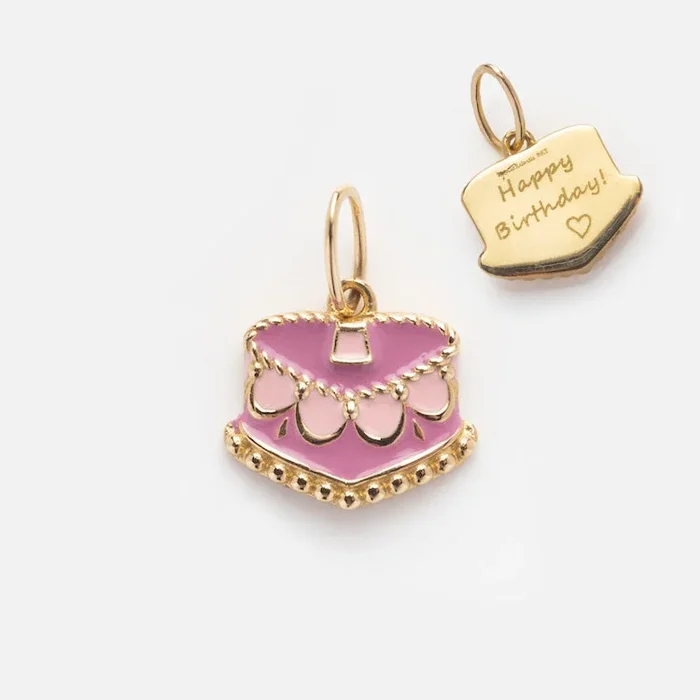 Sale! Solid Gold Celebration Charm