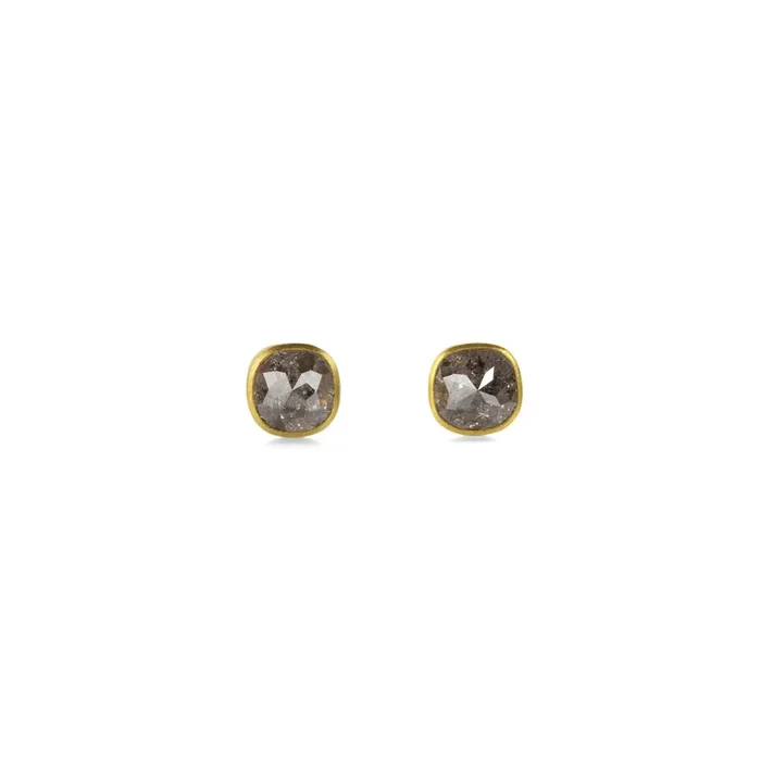 Salt and Pepper Diamond Hard Candy Studs