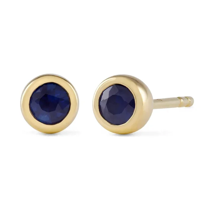 Sapphire Bubble Studs (3mm)