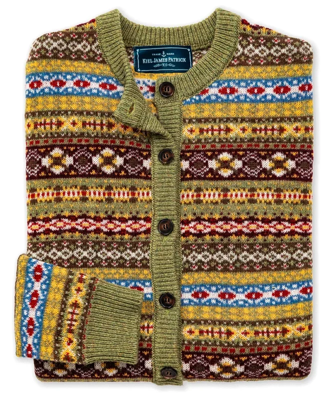 Saranac Fern Fair Isle Cardigan