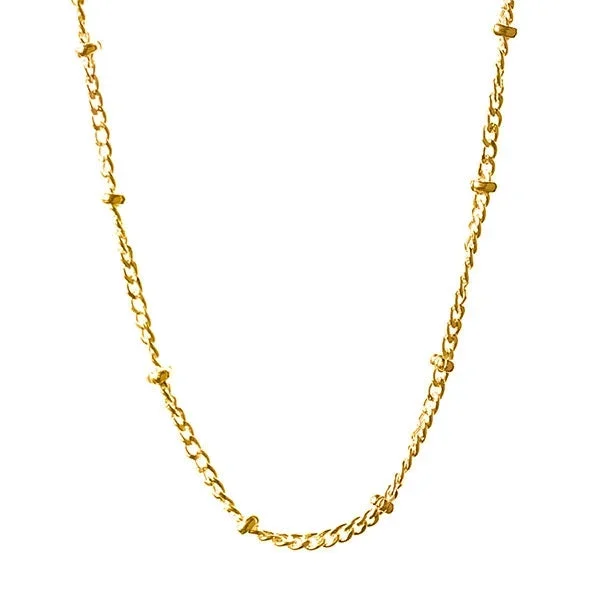 Saturn Chain In Gold 16-18″ -FINAL SALE