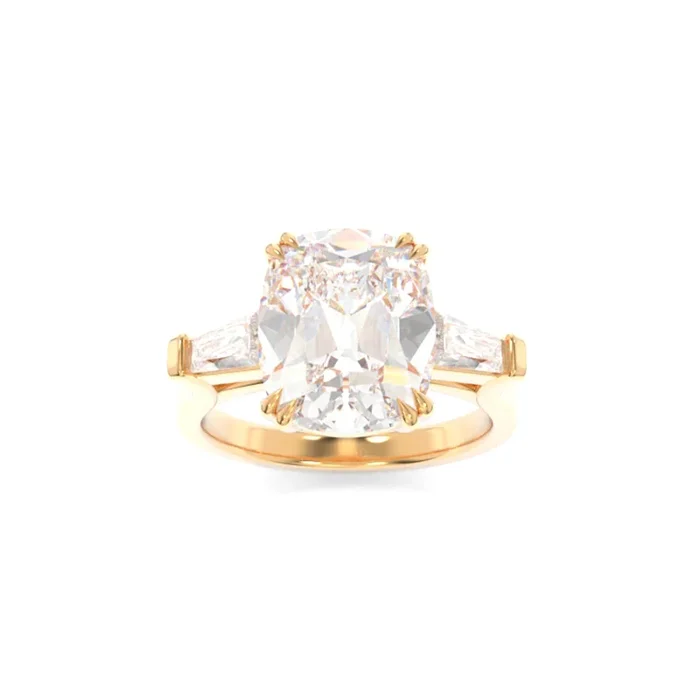 Scarlett Ring Old Mine Cushion