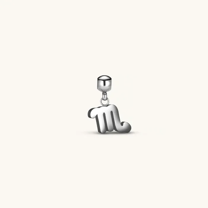 Scorpio Classic Charm Silver