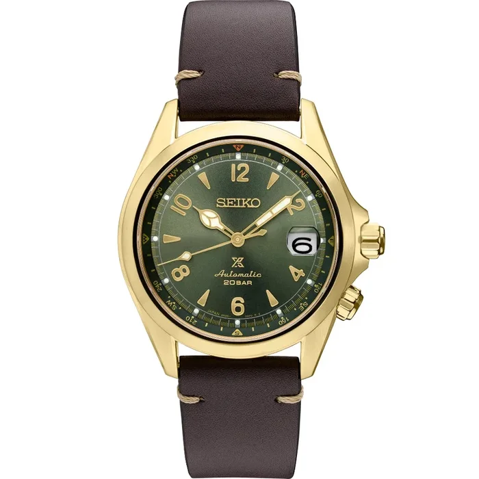 Seiko Prospex Land Gold-Tone Case 40mm Automatic Watch