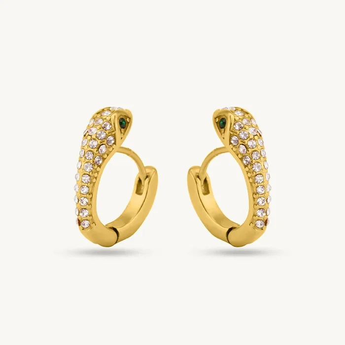 Serpent Glow Hoops