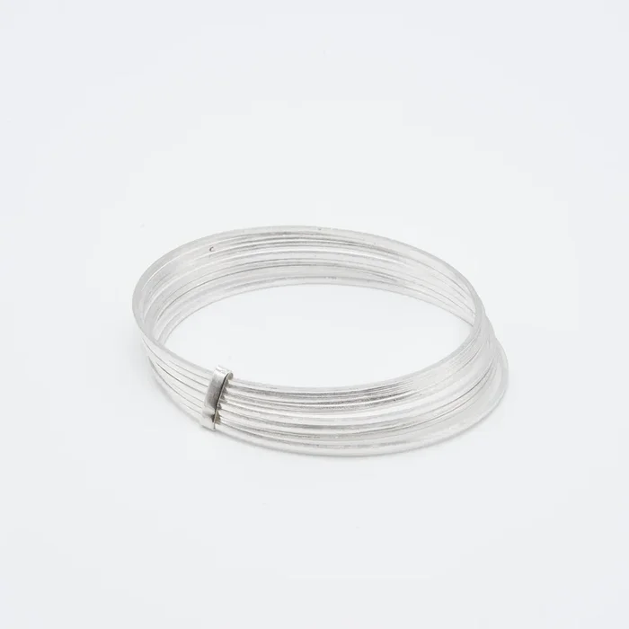 Seven Stack Sterling Silver Bangle