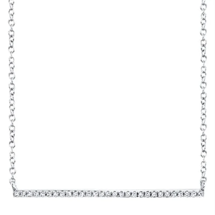 Shy Creation Diamond Bar Necklace