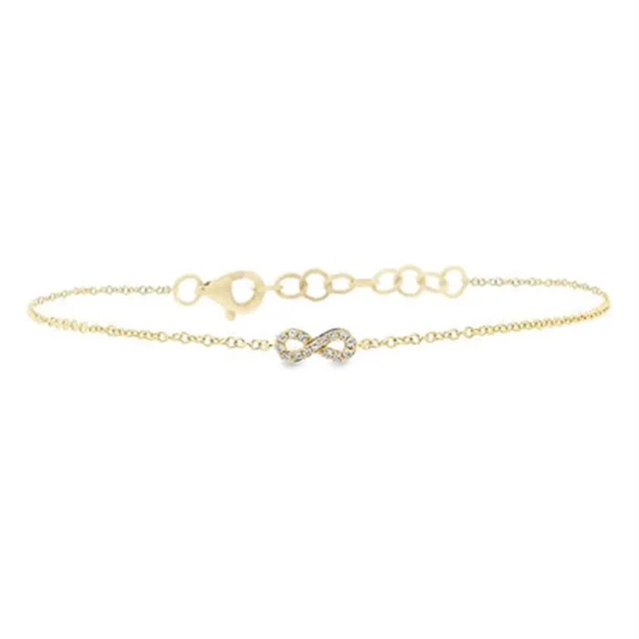 Shy Creation Diamond Infinity Bracelet