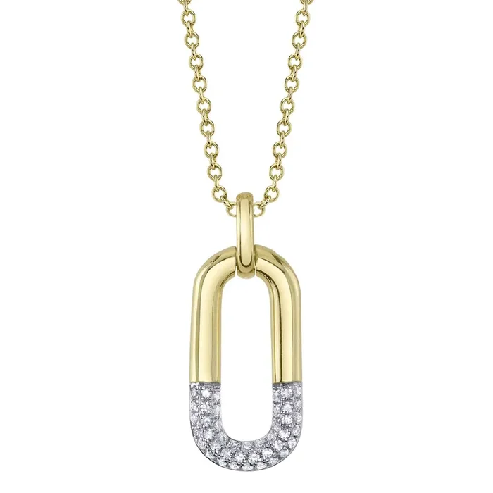 Shy Creation® Unity Link Diamond Pendant