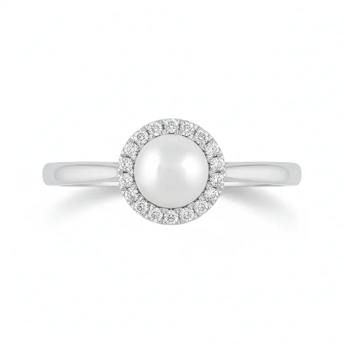 Silken Light Pearl Ring