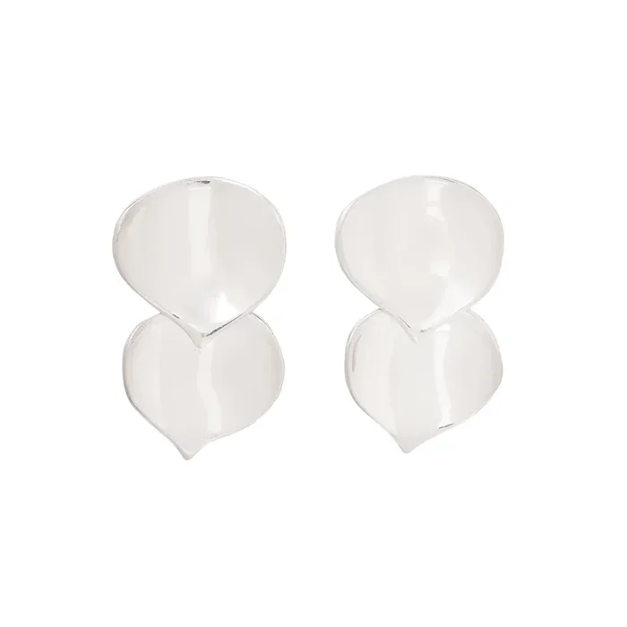 Silver Aspen Short Earrings