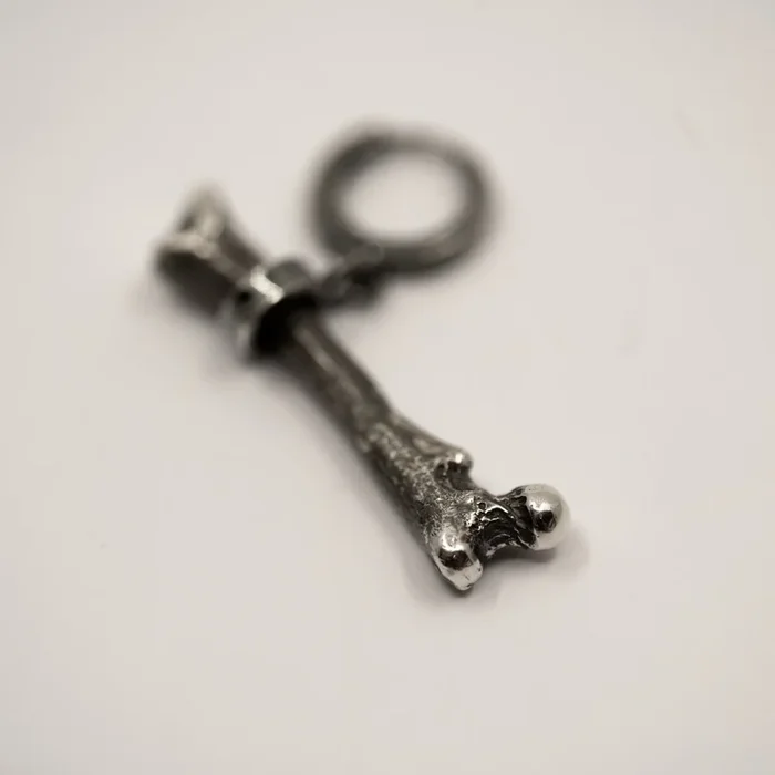 Silver Bone earring