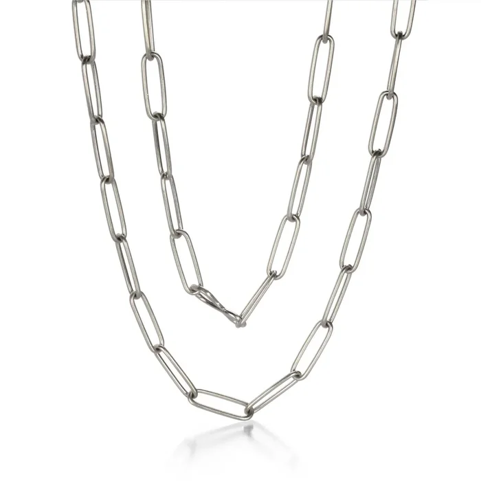 Silver Heavyweight Chain Necklace – 16.25″