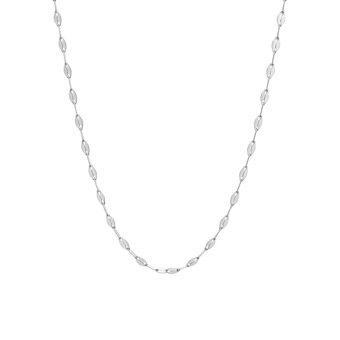 Silver MirrorLink Chain Necklace