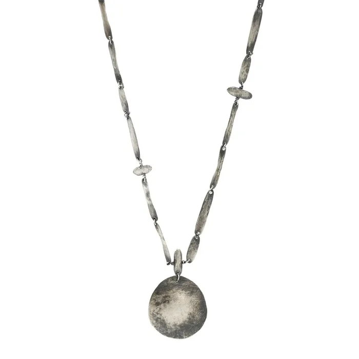 Silver Rosary Necklace