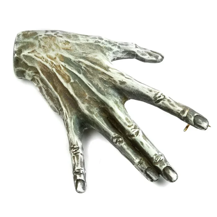 Silver Schiele Hand Pin