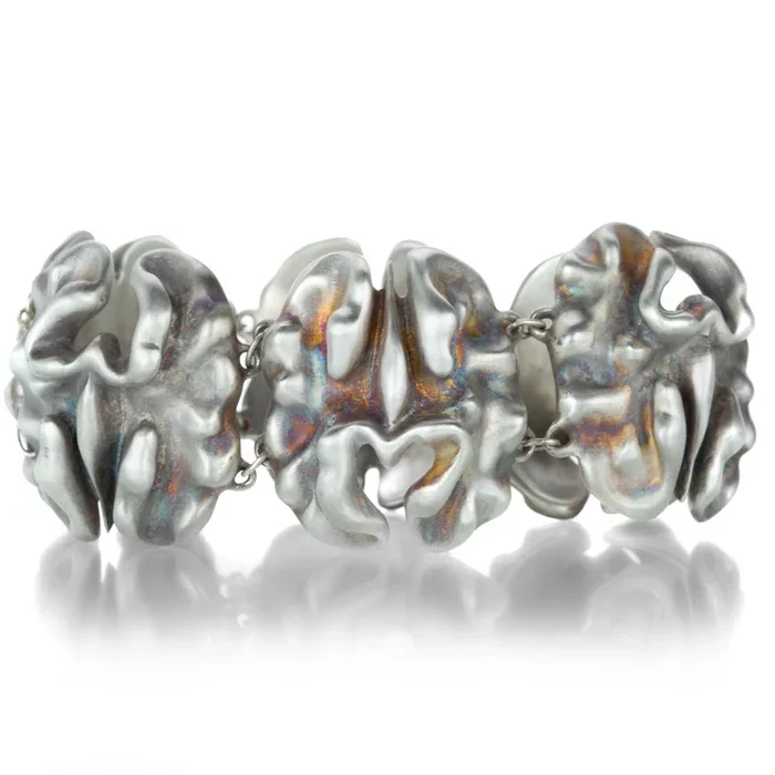 Silver Walnut Bracelet