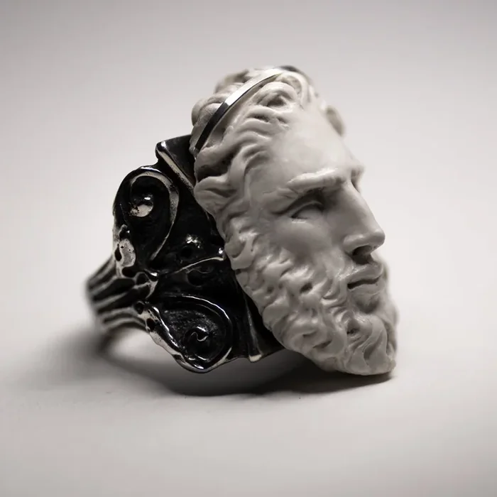 Silver Zeus ring