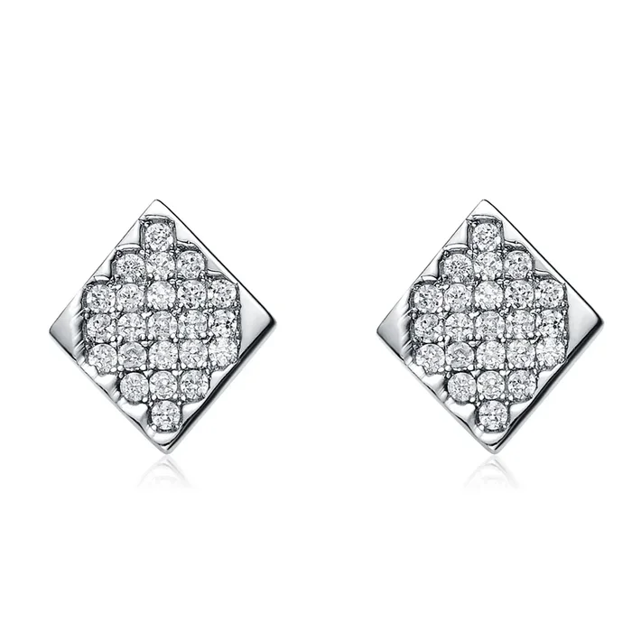 Simone Square Stud Style Earrings