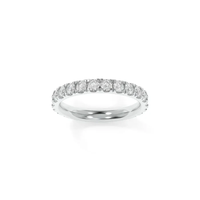Sinclair Band – 18K White Gold