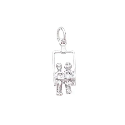 Ski Lift Charm in Sterling Silver